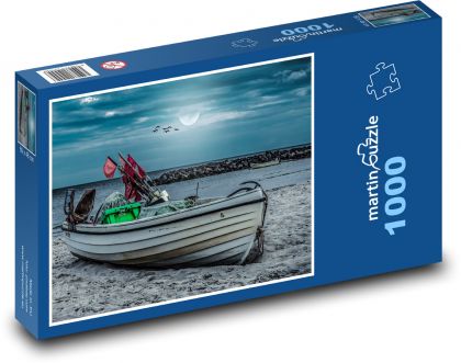 Rybářská loď - puzzle 1000 dílků