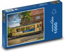 Historická tramvaj Puzzle 1000 dílků - 60 x 46 cm