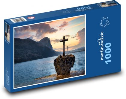 Watch over the lake - Puzzle 1000 pieces, size 60x46 cm 