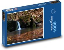 Quiet forest stream Puzzle 1000 pieces - 60 x 46 cm 