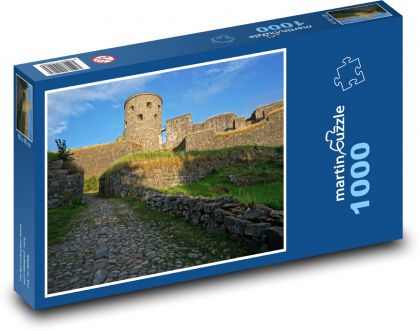 Droga do zamku - Puzzle 1000 elementów, rozmiar 60x46 cm