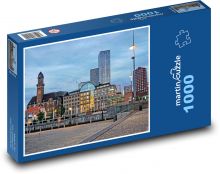 Hamburg, Německo Puzzle 1000 dílků - 60 x 46 cm