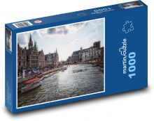 Holandsko - Amsterodam Puzzle 1000 - 60x46 cm