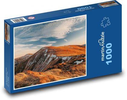 Příroda, hory - Puzzle 1000 dílků, rozměr 60x46 cm