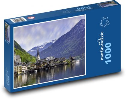 Rakousko - Hallstatt - Puzzle 1000 dílků, rozměr 60x46 cm