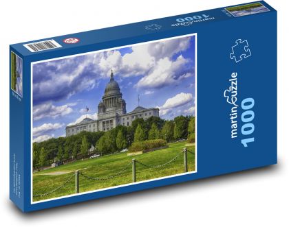 USA - štátna budova - Puzzle 1000 dielikov, rozmer 60x46 cm