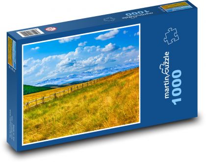 Łąka górska - Puzzle 1000 elementów, rozmiar 60x46 cm