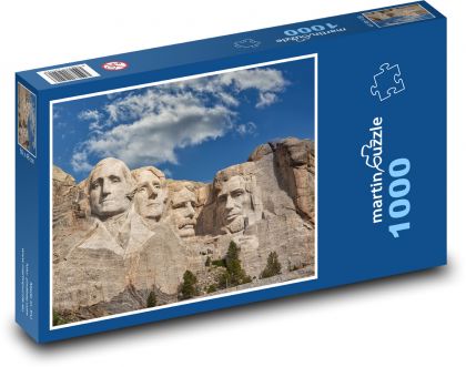 USA - Mount Rushmore - Puzzle 1000 dielikov, rozmer 60x46 cm