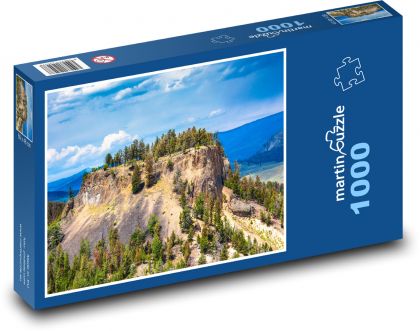 Hora, stromy - Puzzle 1000 dílků, rozměr 60x46 cm