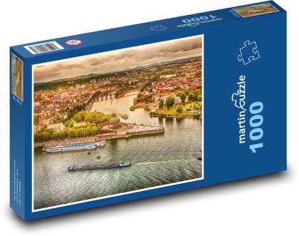 Nemecko - Koblenz - Puzzle 1000 dielikov, rozmer 60x46 cm