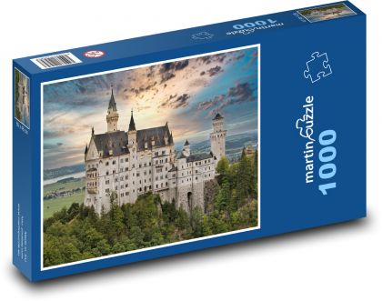 Nemecko - Neuschwanstein - Puzzle 1000 dielikov, rozmer 60x46 cm