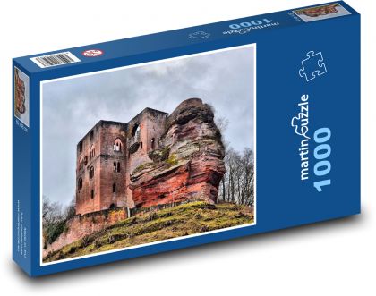 Zamek Pfalz - Puzzle 1000 elementów, rozmiar 60x46 cm