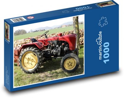 Starý traktor - Steyr - Puzzle 1000 dílků, rozměr 60x46 cm