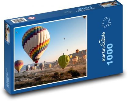 Hot air balloons - Puzzle 1000 pieces, size 60x46 cm 