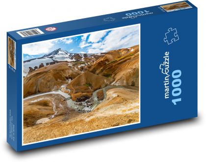 Iceland - volcano - Puzzle 1000 pieces, size 60x46 cm 