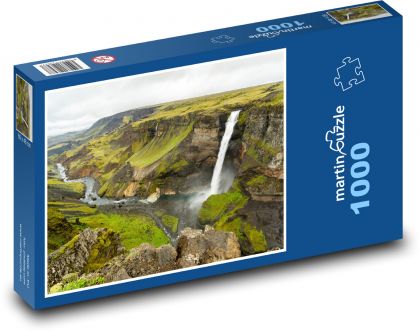 Kaňon, rieka, rokliny - Puzzle 1000 dielikov, rozmer 60x46 cm