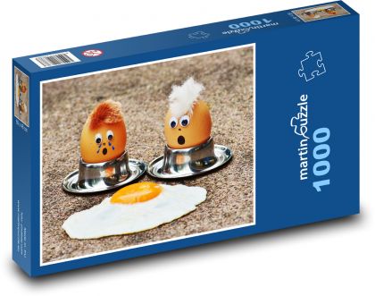 Egg - Puzzle 1000 pieces, size 60x46 cm 