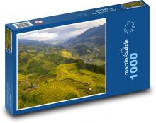 Reisfelder Puzzle 1000 Teile - 60 x 46 cm