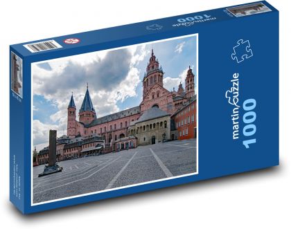 Mainzerská Katedrála - Puzzle 1000 dílků, rozměr 60x46 cm
