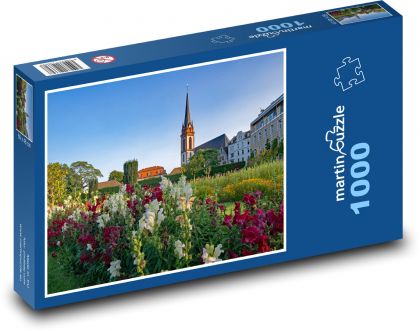 Německo - Darmstadt  - Puzzle 1000 dílků, rozměr 60x46 cm