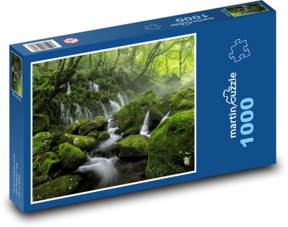 Wasserfall, Natur - Puzzle - 1000 Teile
