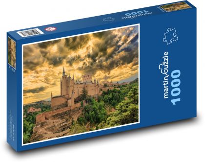 Hrad - Alcazar De Segovia - Puzzle 1000 dielikov, rozmer 60x46 cm