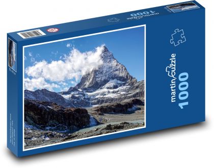 Švýcarsko - Matterhorn  - Puzzle 1000 dílků, rozměr 60x46 cm