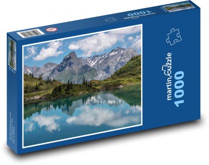 Trüebsee Švýcarsko - Puzzle 1000 dílků, rozměr 60x46 cm