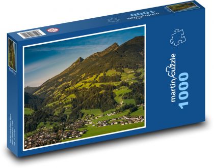 Rakúsko - Alpy - Puzzle 1000 dielikov, rozmer 60x46 cm