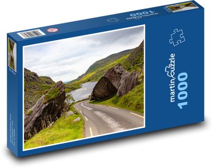 Cesta medzi horami - Puzzle 1000 dielikov, rozmer 60x46 cm
