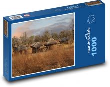 Afrika - Ghana Puzzle 1000 dílků - 60 x 46 cm