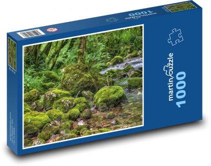 Potok, príroda - Puzzle 1000 dielikov, rozmer 60x46 cm