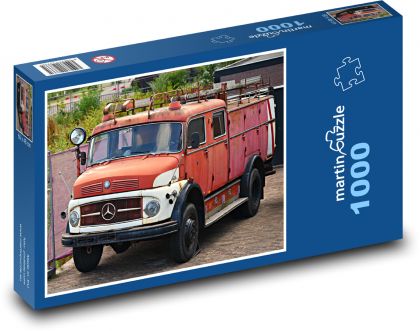 Mercedes - fire truck - Puzzle 1000 pieces, size 60x46 cm 