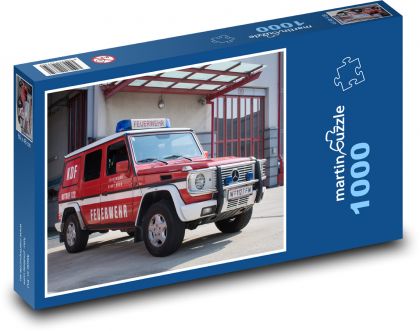 Mercedes - Fire truck - Puzzle 1000 pieces, size 60x46 cm 