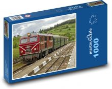 Bulharsko, vlak, nádraží Puzzle 1000 dílků - 60 x 46 cm