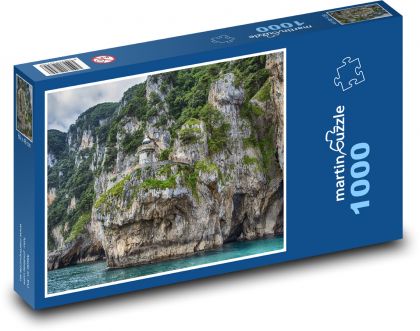 Sea, cliff, lighthouse - Puzzle 1000 pieces, size 60x46 cm 