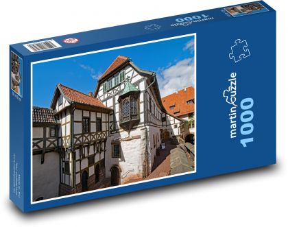 Zamek Wartburg, Eisenach - Puzzle 1000 elementów, rozmiar 60x46 cm