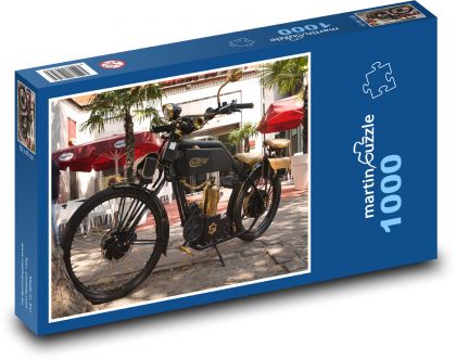 Rower retro - Puzzle 1000 elementów, rozmiar 60x46 cm