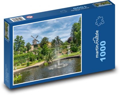 Park, záhrada - Puzzle 1000 dielikov, rozmer 60x46 cm