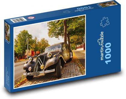 Retro auto - Puzzle 1000 dielikov, rozmer 60x46 cm