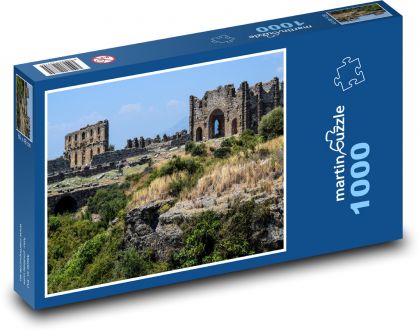 Turecko - Aspendos - Puzzle 1000 dílků, rozměr 60x46 cm