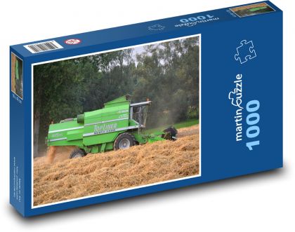 Kombajn, zber - Puzzle 1000 dielikov, rozmer 60x46 cm