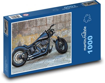 Motorcycle - Harley Davidson - Puzzle 1000 pieces, size 60x46 cm 