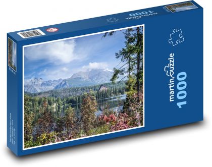 Słowacja - Tatry - Puzzle 1000 elementów, rozmiar 60x46 cm