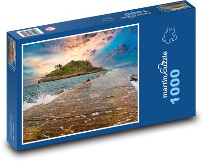 Ostrov, mólo - Puzzle 1000 dielikov, rozmer 60x46 cm
