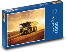 Důlní nákladní auto Puzzle 1000 - 60x46 cm