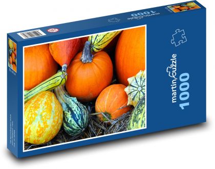 Zelenina, dýně - puzzle 1000 dílků