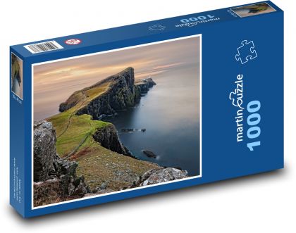 Útes, maják - puzzle 1000 dílků