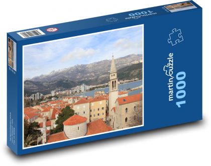 Černá Hora - Kotor - Puzzle 1000 dílků, rozměr 60x46 cm