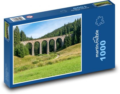Chmarosského Viadukt - Puzzle 1000 dílků, rozměr 60x46 cm